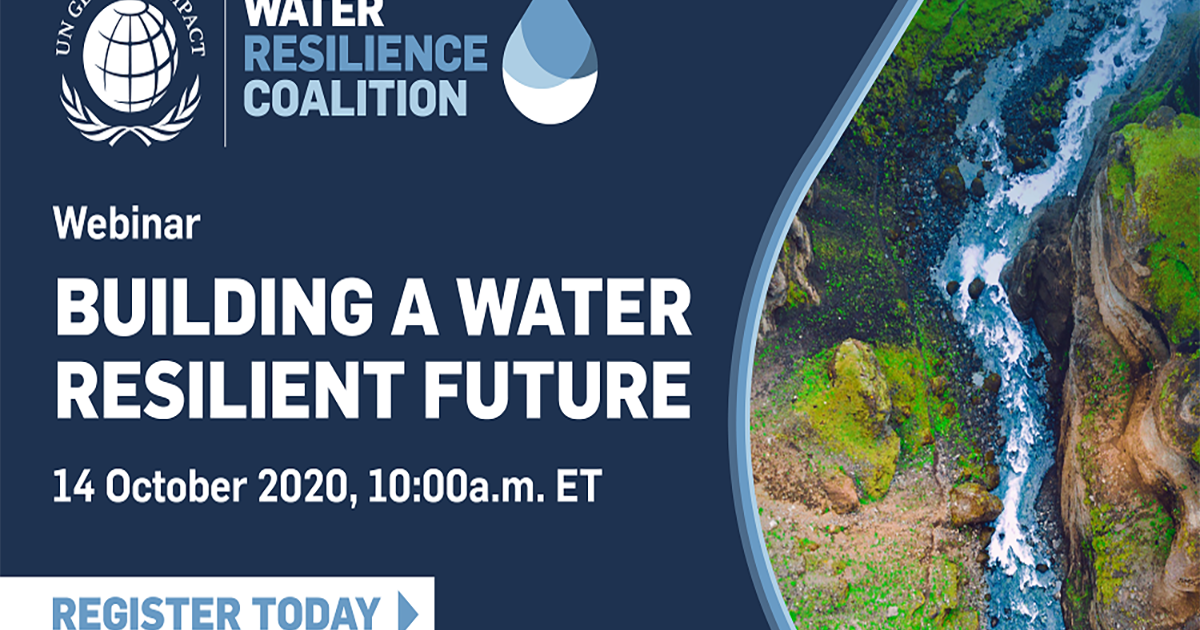 Webinar: Building A Water Resilient Future